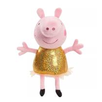 Pelúcia Peppa Pig Just Play 15 cm Vestido Hollywood