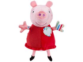 Pelúcia Peppa Pig Minha Primeira Pelúcia Sensorial - Emite Som Sunny Brinquedos