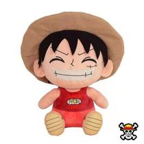 Pelúcia Personagem Luffy Anime Japonês One Piece - Toei Animation