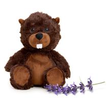 Pelúcia pesada Warmies Beaver para micro-ondas 33 cm 0,7 kg
