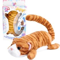 Pelúcia Pet Gatinho Laranja Com Mecanismo CaaToys
