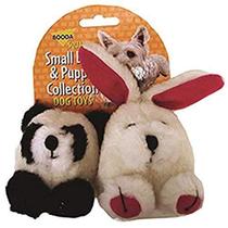 Pelúcia Petmate Booda Squatter Panda/Coelho para Cães Pequenos