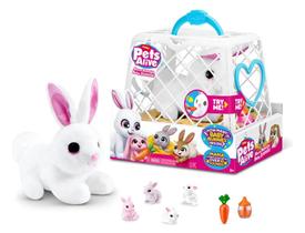 Pelúcia Pets Alive Mamãe Coelha Mama Bunny Surprise Branco Pelúcia Pets Alive Mamãe Coelha Mama Bunny Surprise Branco