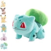 Pelúcia Pikachu Evee Squirtle Bulbasaur Macio Bulbasaur - Eletrostock