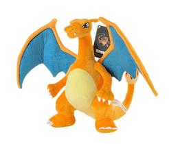 Pelucia pokemon charizard boneco anime 28cm