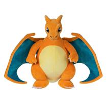 Pelúcia Pokémon Charizard Jazwares 30 cm Suave Autêntica