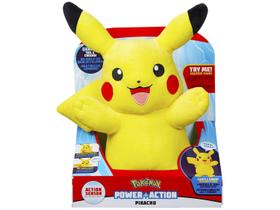 Pelúcia Pokémon Jazwares Power Action Pikachu