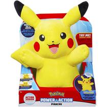 Pelucia pokemon pikachu com luz e som - sunny 2610