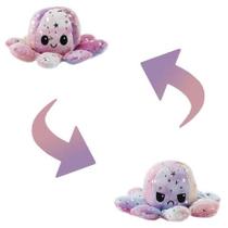 Pelúcia Polvo Do Humor Pequena Rosa/Roxo Bbr R3185