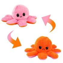 Pelucia Polvo Reversivel Grande - Rosa e Laranja BBR Pelucia Polvo Reversivel Grande - Rosa e Laranja BBR