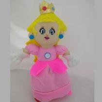 Pelúcia Princesa Peach 35cm da Turma do Mario Bros