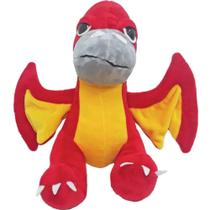 Pelucia pterodactilo vermelho 30cm santa klaus Pelucia pterodactilo vermelho 30cm santa klaus