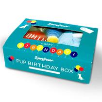 Pelúcia Pup Birthday Box cor Azul - Zippy Paws