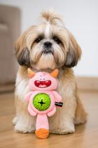 Pelúcia QMonster Monstro Faminto Rosa - Porta Petiscos para cães Pelúcia QMonster Monstro Faminto Rosa - Porta Petiscos para cães