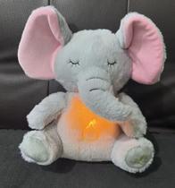 Pelúcia Que Respira Com Som Elefante Pronta Entrega