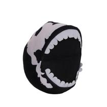 Pelúcia Rainbow Friends Big Mouth Ball 20 cm Preto e Branco
