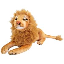 Pelúcia Realista Onça Leão Tigre Filhote Bichos Safari Nicho