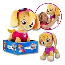 Pelucia Skye Patrulha Canina 30cm Pow Patrol Antialérgica Original Sunny 001342