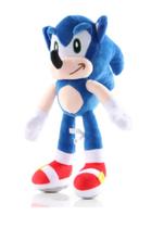 Pelúcia Sonic Azul 28cm Super Macia Antialérgica