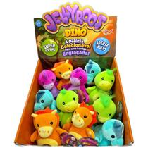 Pelúcia Squish Jellyros Dinossauro Caixa Display com 12