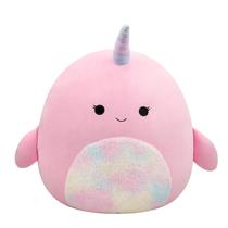 Pelúcia Squishmallows Esme Narval Rosa Jumbo 51 cm