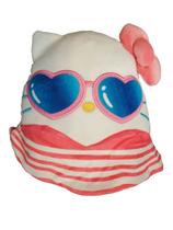 Pelúcia Squishmallows Hello Kitty com Maiô e Óculos de Sol