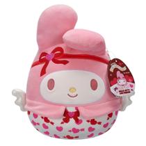 Pelucia Squishmallows Hello Kitty Dia dos Namorados My Melody