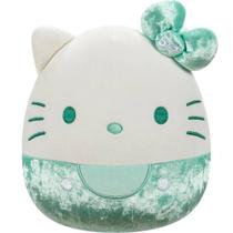Pelucia squishmallows hello kitty veludo 50 anos 20cm sunny