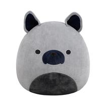 Pelúcia Squishmallows Regz Bulldog Francês Cinza 61cm Jumbo