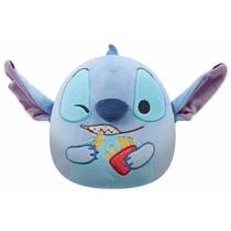 Pelúcia Squishmallows Stitch Com Batata Frita De 20cm Disney