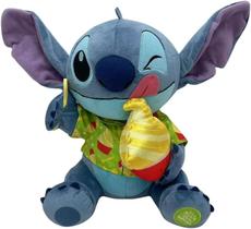 Pelúcia Stitch Attacks Snacks Sorvete de Abacaxi 25cm Original Disney Pelúcia Stitch Attacks Snacks Sorvete de Abacaxi 25cm Original Disney