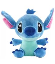 Pelúcia Stitch Azul 25cm Fofinho, Perfeito para Presente e Coleção