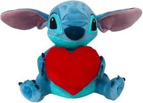 Pelúcia Stitch Coração Com Luz E Som 30cm Multikids