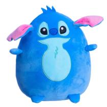 Pelúcia Stitch Disney Almofada Infantil Azul Decorativa 28Cm Pelúcia Stitch Disney Almofada Infantil Azul Decorativa 28Cm