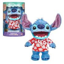 Pelúcia Stitch Havaiano Interativo 30cm com Sons Lilo e Stitch Original Sunny Pelúcia Stitch Havaiano Interativo 30cm com Sons Lilo e Stitch Original Sunny