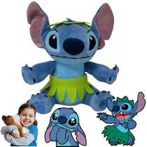 Pelúcia Stitch Hula Hula Com Sons Divertidos 30Cm Disney