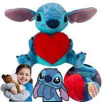 Pelúcia Stitch Lilo E Stitch Com Som 30Cm Multikids