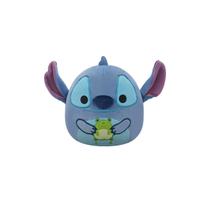 Pelúcia Stitch Squishmallows Disney Sunny Segurando Sapo 16cm Original Pelúcia Stitch Squishmallows Disney Sunny Segurando Sapo 16cm Original
