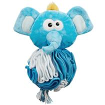 Pelúcia Stuff N' Snuffle Elefante Brinquedo Quebra-Cabeça Recheável Interativo Para Cães
