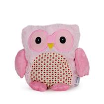 Pelúcia Térmica Micro-ondas Coruja Rosa Para Cólica do Bebê