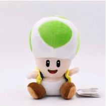 Pelúcia Toad Super Mario Bros 15cm - Verde