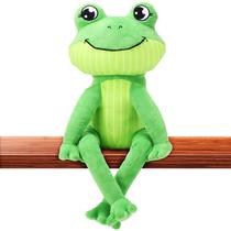 Pelúcia Toy Hydren Frog 43 cm, macia, pernas longas, verde