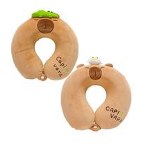 Pelúcia Travesseiro de Pescoço Capivara 30cm Sortido - Caa Toys