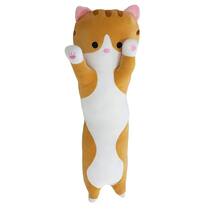 Pelúcia Travesseiro Gato 70cm Marrom CAA0060 - CAA Toys Pelúcia Travesseiro Gato 70cm Marrom CAA0060 - CAA Toys