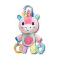 Pelucia treme treme de atividades bubazoo unicornio - buba