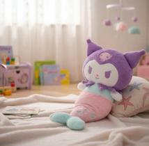 Pelúcia Tuka Toy Korumi Sereia 50cm Macia e Antialérgica