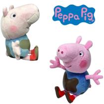 Pelucia Ty Beanie Babies Peppa Pig George 4535
