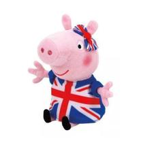 Pelucia Ty Beanie Babies Peppa Pig Union Jack eua azul 4535