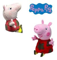 Pelucia Ty Beanie Babies Peppa Pig Vermelho 4535