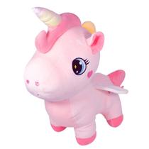 Pelúcia Unicórnio 40cm Rosa Plush Grande Alicórnio CAA Toys
